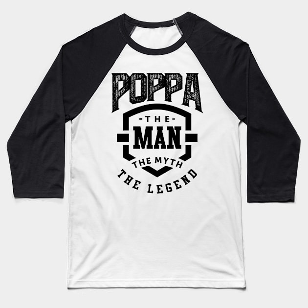 Poppa Baseball T-Shirt by C_ceconello